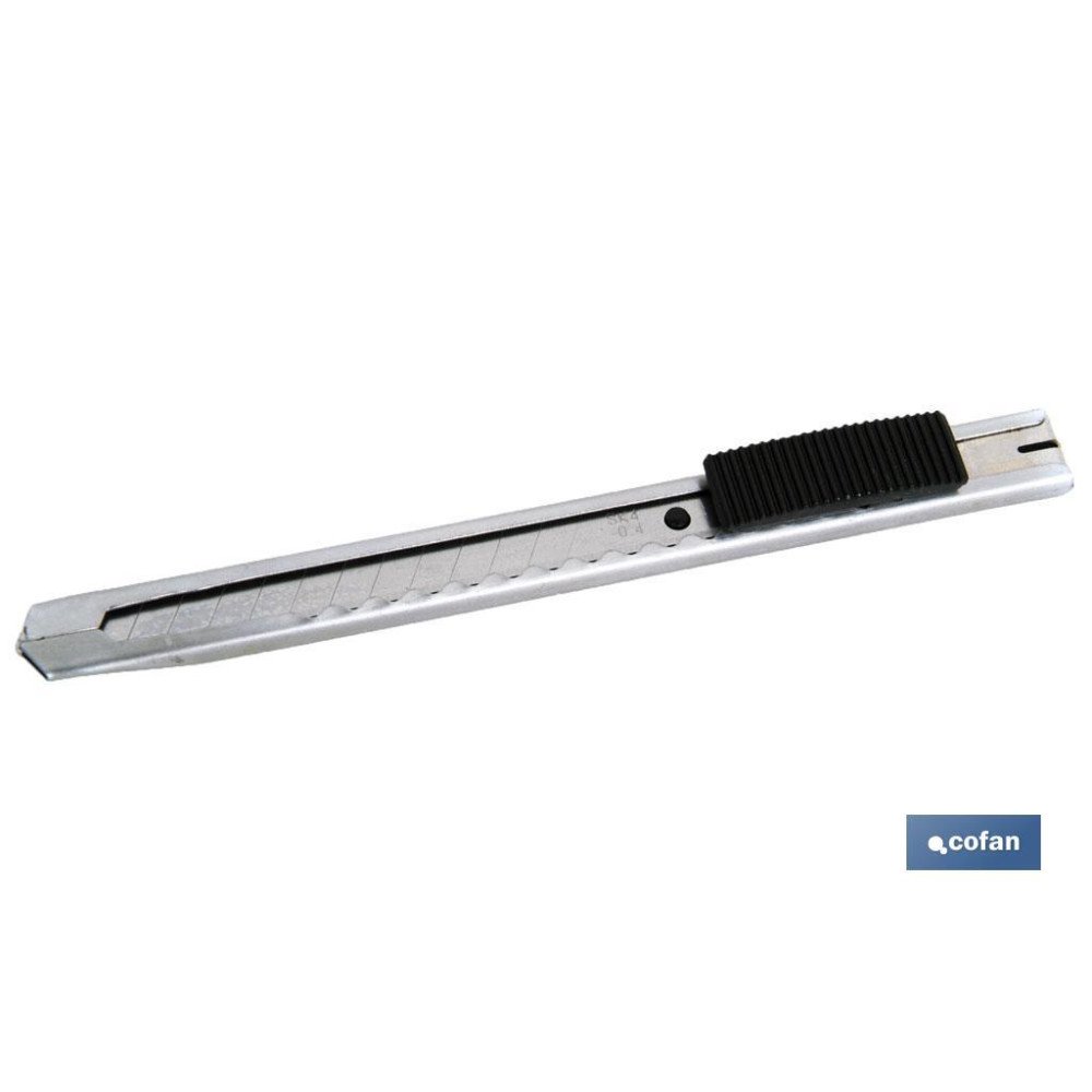 CUTTER METÁLICO INOX (9 MM) (PACK: 1 UDS)