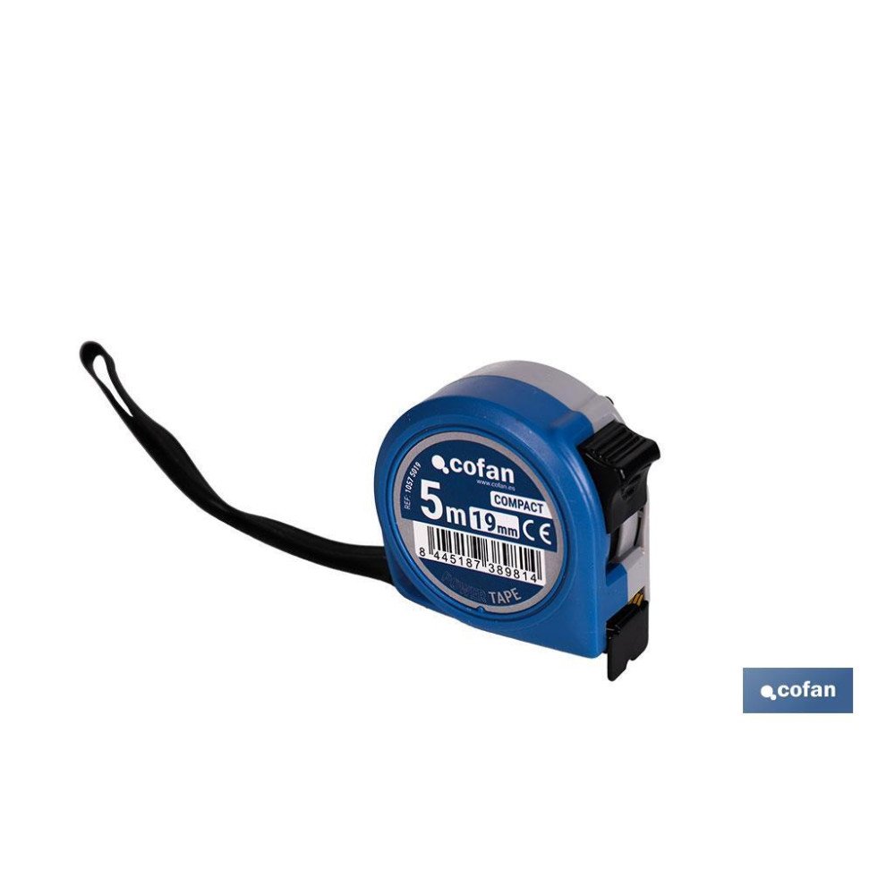 FLEXÓMETRO ESTÁNDAR 19 MM X 5 M (PACK: 1 UDS)