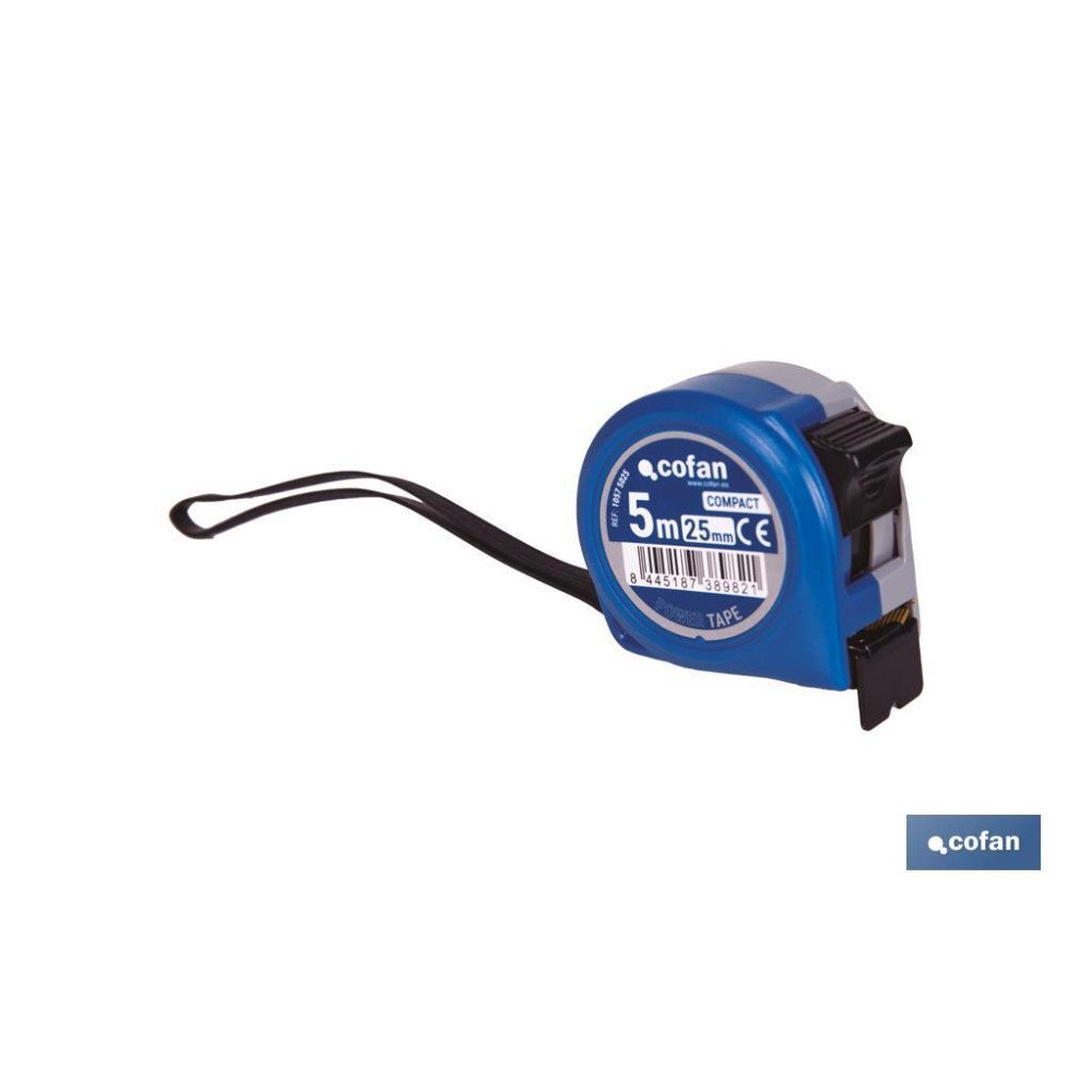 FLEXÓMETRO ESTÁNDAR 25 MM X 5 M (PACK: 1 UDS)