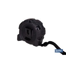 FLEXÓMETRO HOJA NEGRA DOBLE CARA 19 MM X 3 M (PACK: 1 UDS)