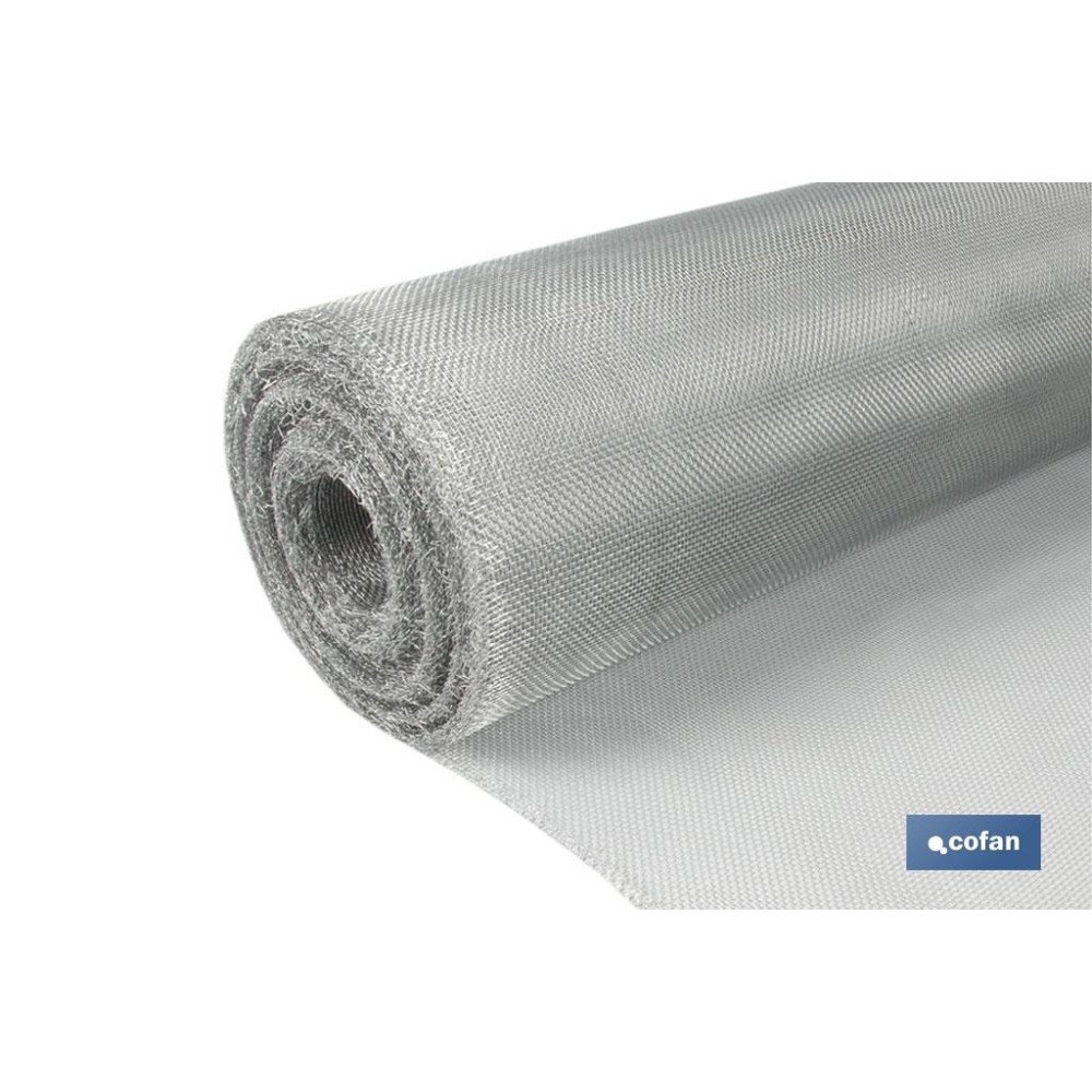 MALLA MOSQUITERA ALUMINIO G-16X16  (1.0X25 M) (PACK: 2 UDS)