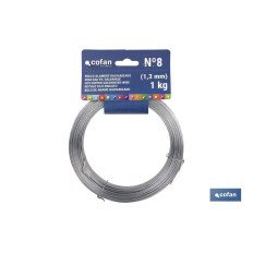 ROLLO ALAMBRE GALVANIZADO 1 Kg (1,8mm) Nº 12 (PACK: 1 UDS)