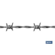 ALAMBRE DE ESPINO GALVANIZADO 1,7mm X 50m (PACK: 1 UDS)