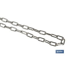 CADENA CALIBRADA DIN 766 M5 INOX A4 (METRO) (PACK: 1 UDS)