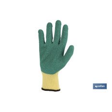 BLÍSTER DE GUANTE DE LÁTEX RUGOSO VERDE TALLA 10 VENTA UNITARIA (PACK: 1 UDS)