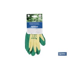 GUANTE LATEX RUGOSO VERDE TALLA 8 (PACK: 12 UDS)
