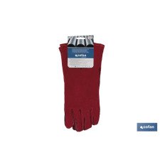 GUANTE ROJO SOLDADOR (PACK: 12 UDS)