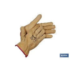 GUANTE VACUNO EXTRA RESIST. AGUA T-10 (PACK: 12 UDS)