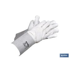 GUANTE VACUNO C/MANGUITO 13CMS T-10 (PACK: 6 UDS)