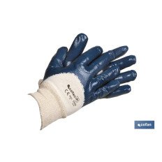 GUANTES NITRILO AZUL T-8...