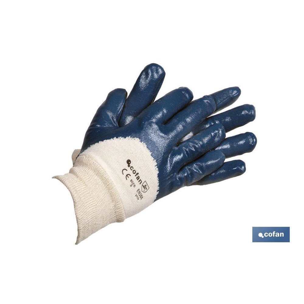 BLISTER GUANTES NITRILO AZUL T-8 (PACK: 12 UDS)