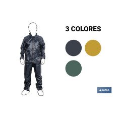 TRAJE AGUA VERDE POLIESTER/PVC TALLA XL (PACK: 1 UDS)