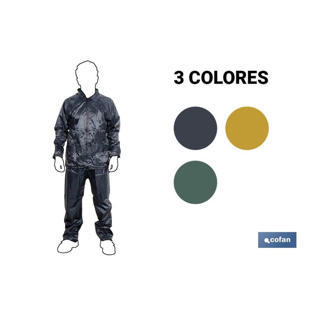 TRAJE AGUA AZUL POLIESTER/PVC TALLA XXXL (PACK: 1 UDS)