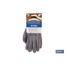 BLISTER G. 100% POLIEST.  IMPREG. PU GRIS T-9 BL VENTA UNITARIA (PACK: 1 UDS)
