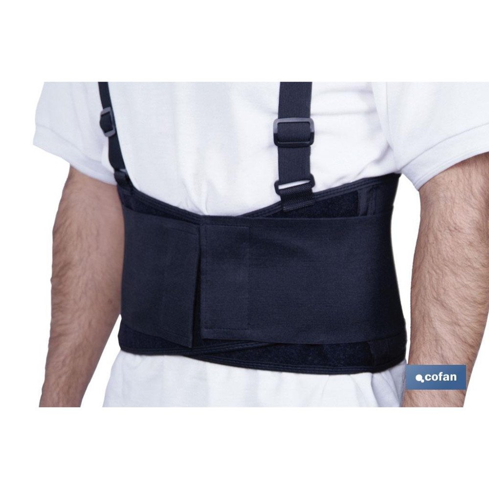 FAJA DE TRABAJO CON TIRANTES TALLA L (PACK: 1 UDS)