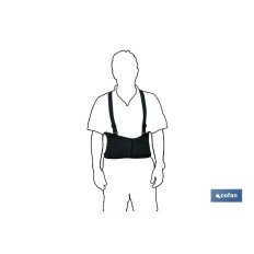 FAJA DE TRABAJO CON TIRANTES TALLA L (PACK: 1 UDS)