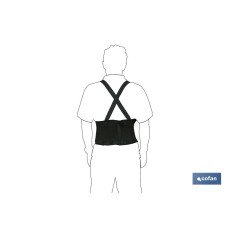FAJA DE TRABAJO CON TIRANTES TALLA L (PACK: 1 UDS)