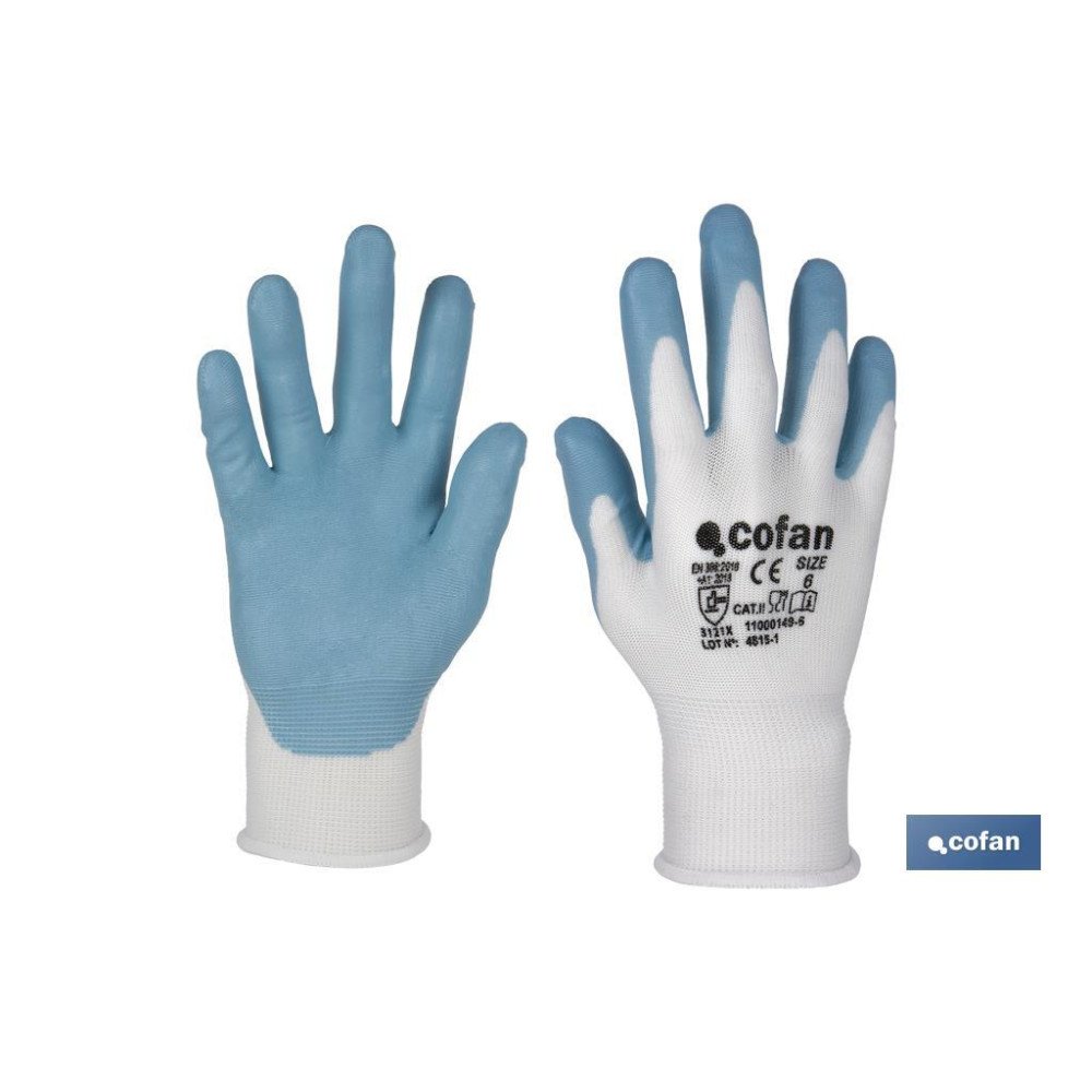 GUANTE IMPREGNADO ALIMENTARIO T-10 (PACK: 12 UDS)