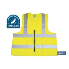 CHALECO AMARILLO CON CREMALLERA T-L (PACK: 1 UDS)