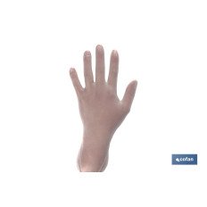 CAJA 100 UNDS. GUANTES VINILO T - S (PACK: 1 UDS)