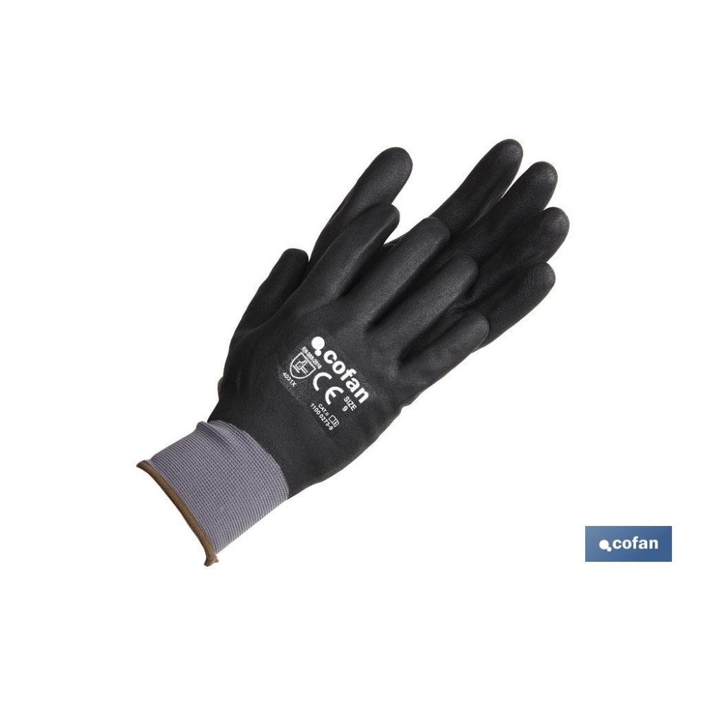 GUANTE IMPREG.COMPLETO FOAM NITRILO T-10 (PACK: 12 UDS)