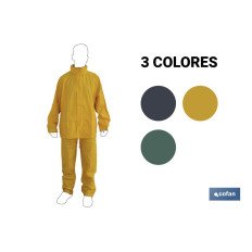 TRAJE DE AGUA PU/PVC AMARILLO TALLA L (PACK: 1 UDS)