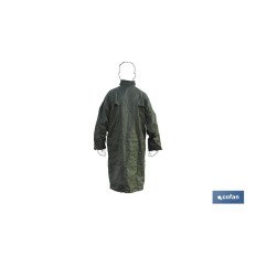ABRIGO DE LLUVIA VERDE POLIESTER/PVC TALLA-L (PACK: 1 UDS)