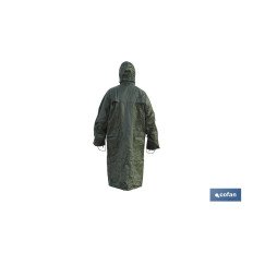 ABRIGO DE LLUVIA VERDE POLIESTER/PVC TALLA-L (PACK: 1 UDS)