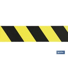 CINTA BALIZAM. AMARILLA/NEGRA 50MM X 100MTS (PACK: 1 UDS)