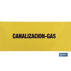 CINTA BALIZ. CANALIZACION GAS 150MMX250MTS (PACK: 1 UDS)