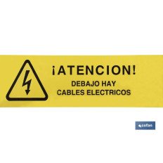 CINTA BALIZ. CABLES ELECTRICOS 150MMX250MTS (PACK: 1 UDS)