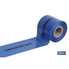 CINTA BALIZ. CANALIZACION AGUA 150MMX250MTS (PACK: 1 UDS)