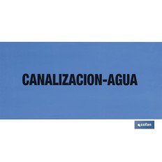 CINTA BALIZ. CANALIZACION AGUA 150MMX250MTS (PACK: 1 UDS)