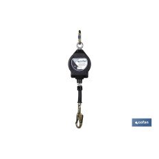 ANTICAIDA RETRACTIL CABLE 10 mts (PACK: 1 UDS)