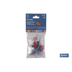 PACK 50 TAPONES (25 par) OIDOS C/CUERDA PU SNR36 (PACK: 1 UDS)