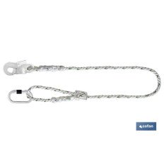 CUERDA POSICIONAMIENTO C/AJUSTADOR+MOSQUETONES (PACK: 1 UDS)