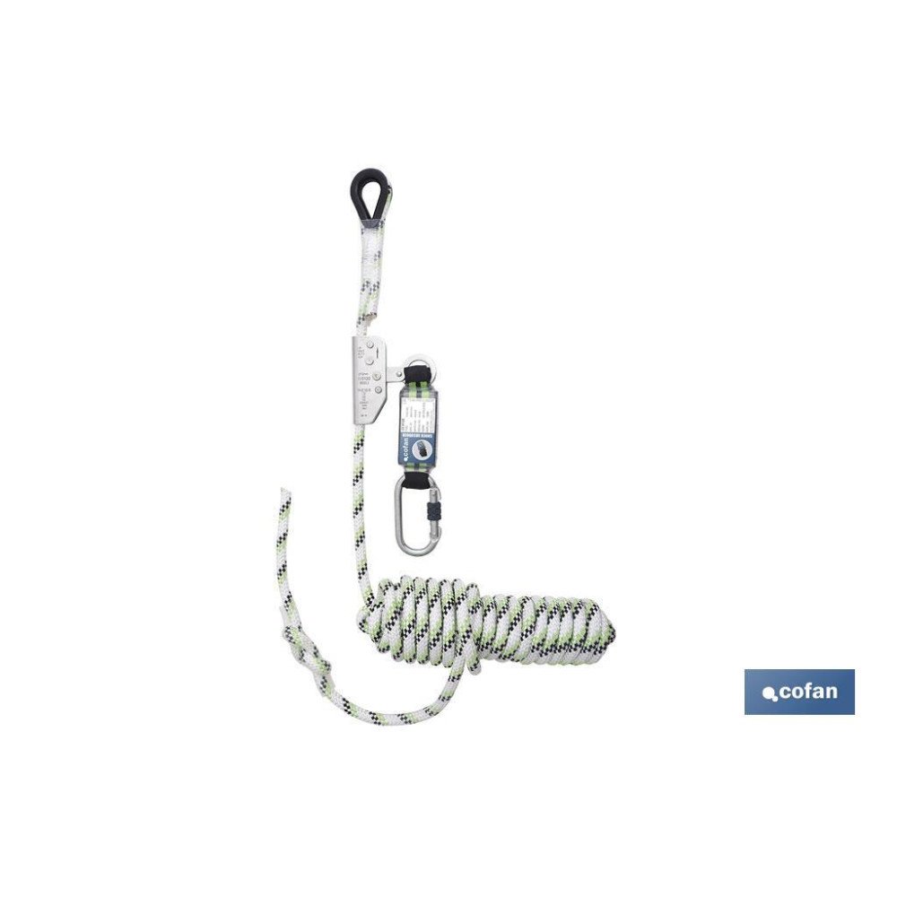 ANTICAIDA DESLIZANTE CUERDA TRENZADA 10 m (PACK: 1 UDS)