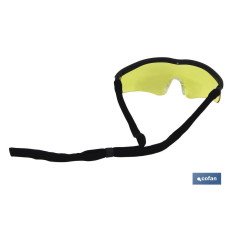 GAFAS SEGURIDAD SPORT AMBAR UV PROTECTION (PACK: 1 UDS)