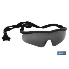 GAFAS SEGURIDAD SPORT OSCURA UV PROTECTION (PACK: 1 UDS)