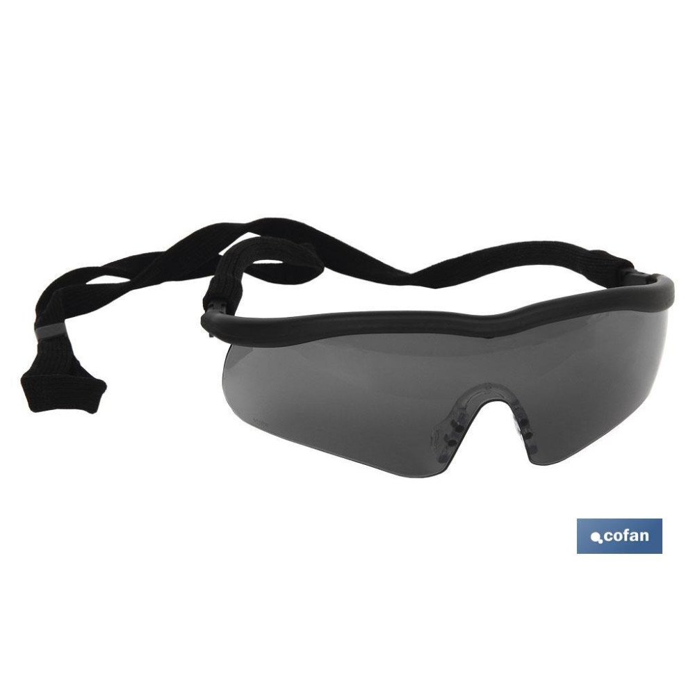 GAFAS SEGURIDAD SPORT OSCURA UV PROTECTION (PACK: 1 UDS)