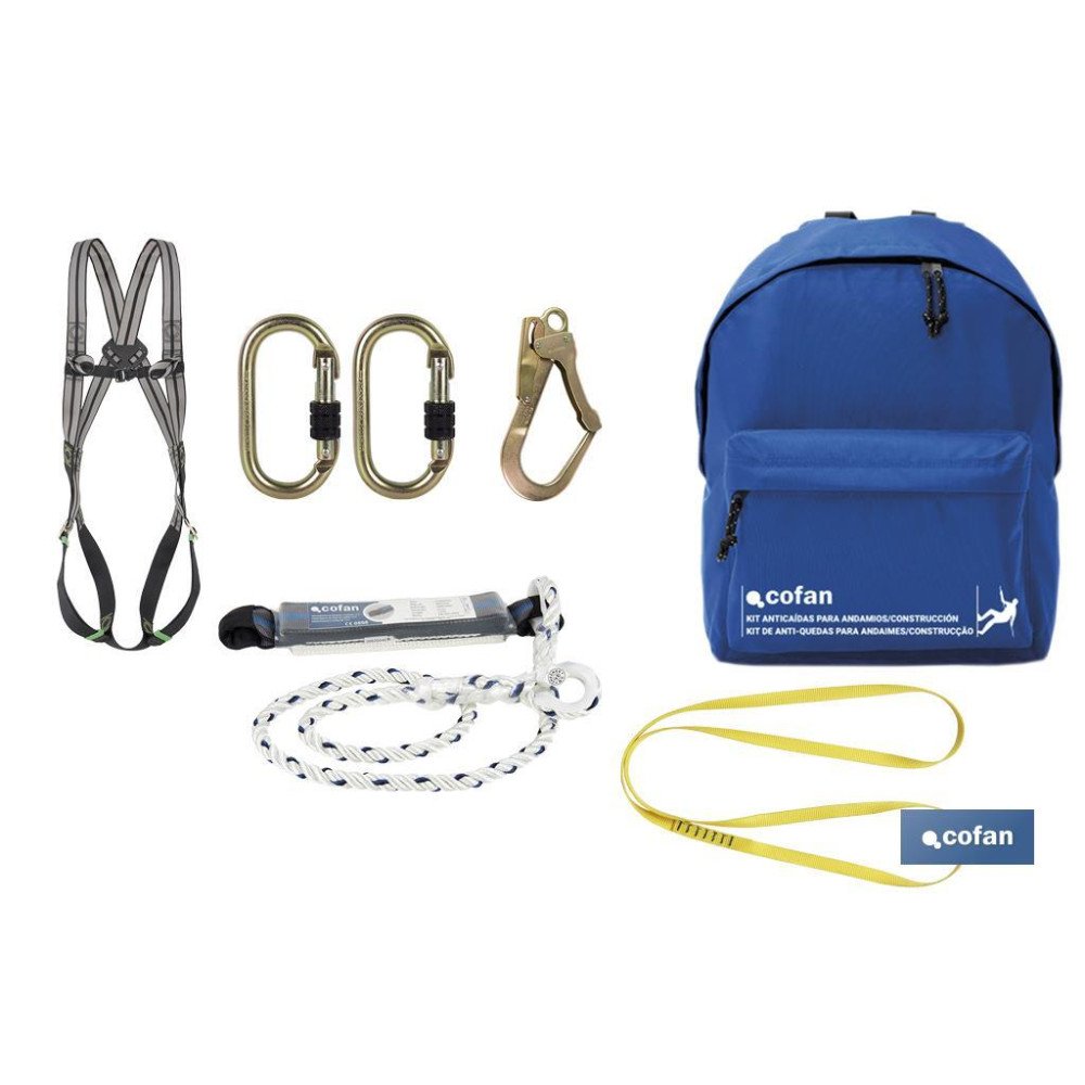 KIT ANTICAÍDAS PARA ANDAMIOS/CONSTRUCCIÓN (PACK: 1 UDS)