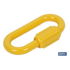 ESLABON UNION CADENA PLÁSTICO 8mm AMARILLO (PACK: 1 UDS)