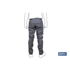 PANTALON TRABAJO SERVET 245 gms/m GRIS T-64 (PACK: 1 UDS)