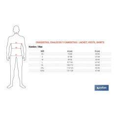 CHAQUETA TRABAJO WANKEE 245gms/m AZUL MARINO T-XXXL (PACK: 1 UDS)