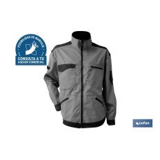 CHAQUETA TRABAJO BENZ 280gms/m GRIS-NEGRO T-S (PACK: 1 UDS)