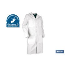BATA BLANCA PALETTE 100% ALGODÓN T-M (PACK: 1 UDS)