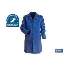 BATA AZUL OSCURA LIMEUR 100% ALGODÓN T-L (PACK: 1 UDS)