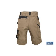 BERMUDAS DE TRABAJO POULSEN 280gms/m GRIS-NEGRO T-38 (PACK: 1 UDS)