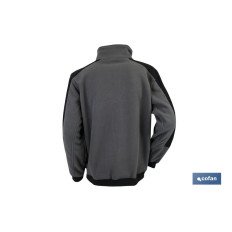 CHAQUETA POLAR MODELO WALKER 370 G/M GRIS-NEGRO TALLA L (PACK: 1 UDS)