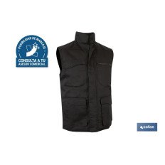 CHALECO MULTIBOLS. ACOLCHADO COLT 245gms/m NEGRO T-L (PACK: 1 UDS)